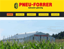 Tablet Screenshot of pneu-forrer.ch